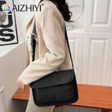 Embroidered Rhombus Crossbody Bag Women Handbags