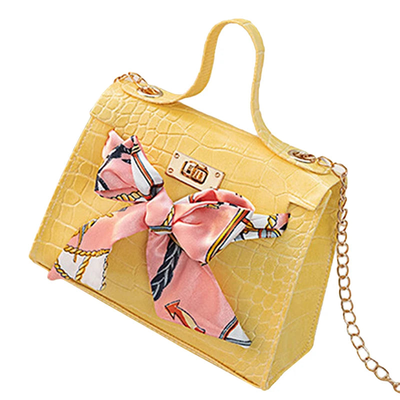 Crossbody Bag Women's Retro Fashion Scarf Handbag