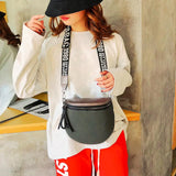 Women's PU Leather Crossbody Bag Messenger Saddle Shoulder Purse