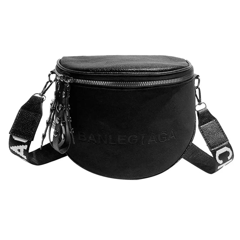 Women's PU Leather Crossbody Bag Messenger Saddle Shoulder Purse