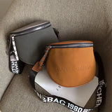 Women's PU Leather Crossbody Bag Messenger Saddle Shoulder Purse