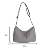 Cotton Padded Crossbody Bag Quilted Rhombus Wide Belt for Autumn & Winter