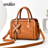Women's Crossbody Bag PU Leather Travel Shoulder Handbag