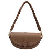 Women's Western Style Crossbody Bag Small Square Texture Messenger Handbag