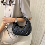 Women Round PU Leather Crossbody Bag for Outdoor Shopping