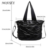 Quilted Crossbody Bag Large Capacity Lady Travel Purse