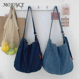 Denim Shoulder Handbags Vintage Crossbody Satchels for Ladies