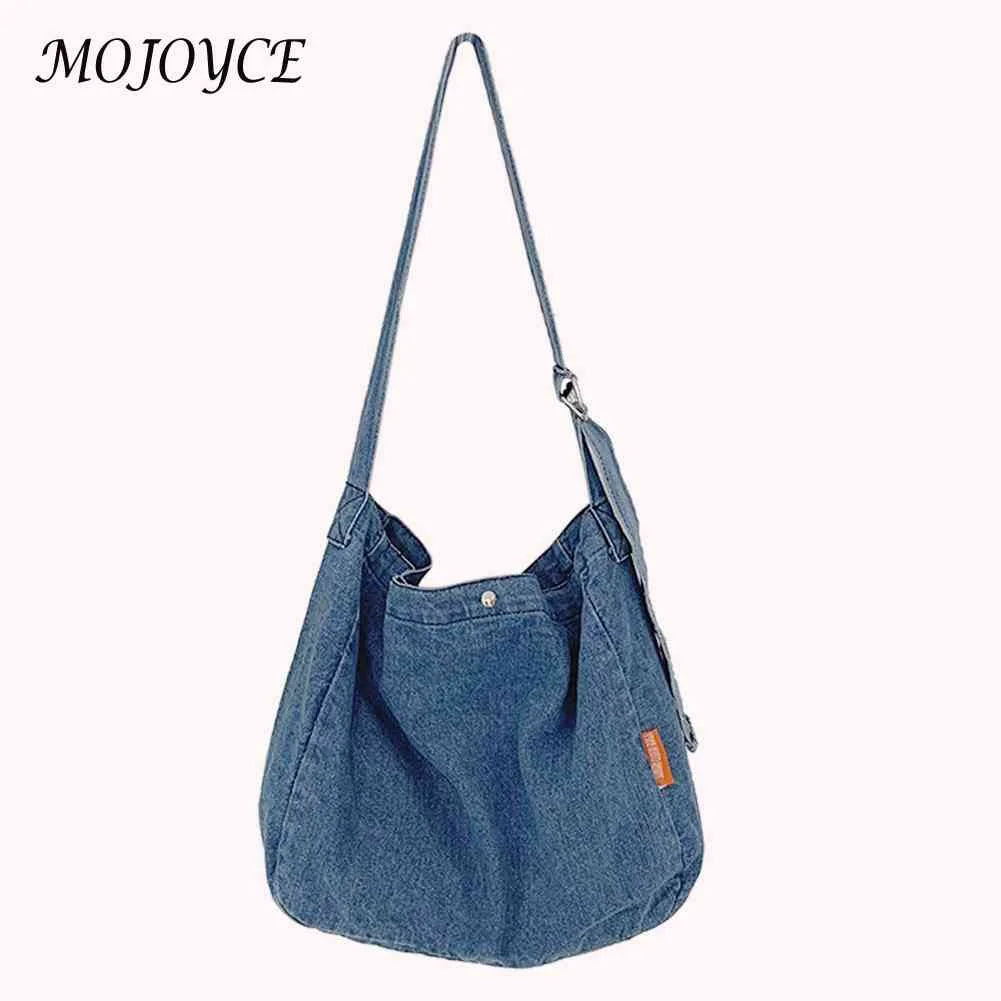 Denim Shoulder Handbags Vintage Crossbody Satchels for Ladies