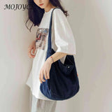 Denim Shoulder Handbags Vintage Crossbody Satchels for Ladies