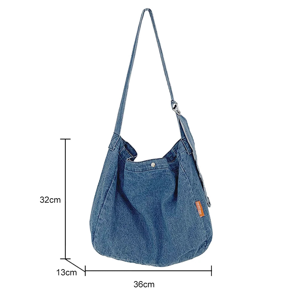Vintage Harajuku Messenger Crossbody Bag for Ladies