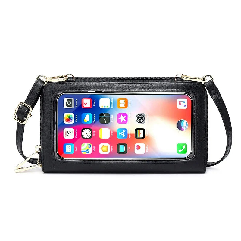 Colorful Crossbody Bag Mini PU Leather Shoulder Messenger Phone Purse