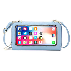 Colorful Crossbody Bag Mini PU Leather Shoulder Messenger Phone Purse