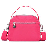 High Capacity 3 Layer Crossbody Bag Waterproof Handbag Women Messenger Bag