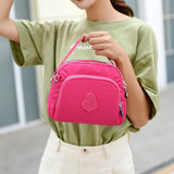 High Capacity 3 Layer Crossbody Bag Waterproof Handbag Women Messenger Bag