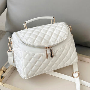 Women's Crossbody Bucket Bag Soft PU Leather Handbag