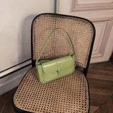 Green Small Handbag Crossbody Bag for Women PU Leather Evening Party Bag