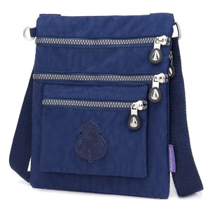Waterproof Shoulder Bag Nylon Cloth Female HandBag Casual Travel Messenger Bag