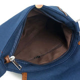 Vintage Bohemia Embroidery Crossbody Bag Women Feather Print Shoulder Bag