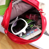 Leather Strawberry Crossbody Bag for Women