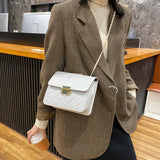 Retro PU Leather Crossbody Bag for Women Shoulder Underarm Bag
