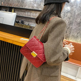 Retro PU Leather Crossbody Bag for Women Shoulder Underarm Bag