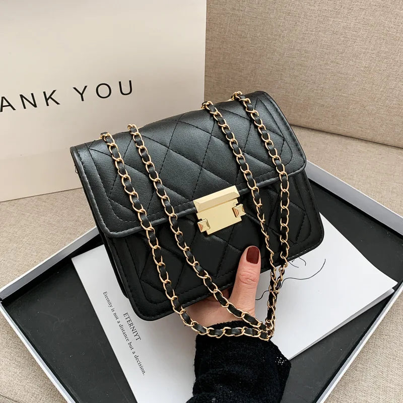 Retro PU Leather Crossbody Bag for Women Shoulder Underarm Bag