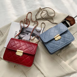 Retro PU Leather Crossbody Bag for Women Shoulder Underarm Bag