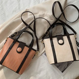 Women's Crossbody Bag Synthetic Leather Shoulder Handbag Bucket Bag