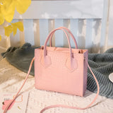 Crocodile Pattern PU Leather Crossbody Bag for Women Tote Bag
