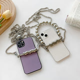 Crossbody Chain Phone Clip Holder Sling Bag Anti-theft Purse