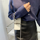 Crossbody Chain Phone Clip Holder Sling Bag Anti-theft Purse