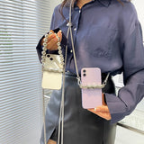 Crossbody Chain Phone Clip Holder Sling Bag Anti-theft Purse