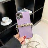 Crossbody Chain Phone Clip Holder Sling Bag Anti-theft Purse