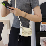 Casual Leather Crossbody Handbag for Travel and Business