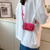 Leather Crossbody Handbag Small Tote Handle Bag