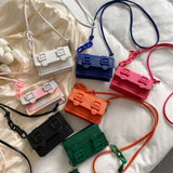 Leather Crossbody Handbag Small Tote Handle Bag