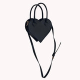Small Leather Crossbody Handbag Tote Handle Bag