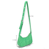 Quilted Nylon Crossbody Handbag for Ladies Girl Travel Purse