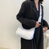 Quilted Nylon Crossbody Handbag for Ladies Girl Travel Purse