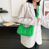 Quilted Nylon Crossbody Handbag for Ladies Girl Travel Purse