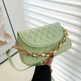Crossbody PU Leather Shoulder Bags Women Flap Messenger Handbag Clutch