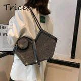 Crystal Bling Mini Round Shoulder Bag for Women Lady Shopping Bag 2pcs