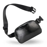 Waterproof Leather Waist Bag for Outdoor Sports