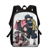 Anime Demon Slayer Print 15 Inch Backpack Student Knapsack