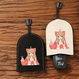 Fabric Key Ring Buckle Girl Student Key Wallet