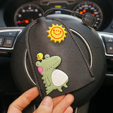Dinosaur Pig Key Bag PU Leather Key Wallets Car Key Holder Case