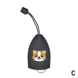 Dog Pull Type Key Bag PU Leather Holder Key Pouch Keychain
