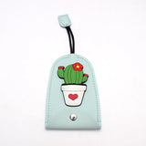 Flowers PU Leather Key Bag Holder Car Key Case