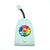 Flowers PU Leather Key Bag Holder Car Key Case