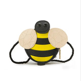 Kids Girls Cartoon Bee Messenger Bag Shoulder Purses Tassel Bag
